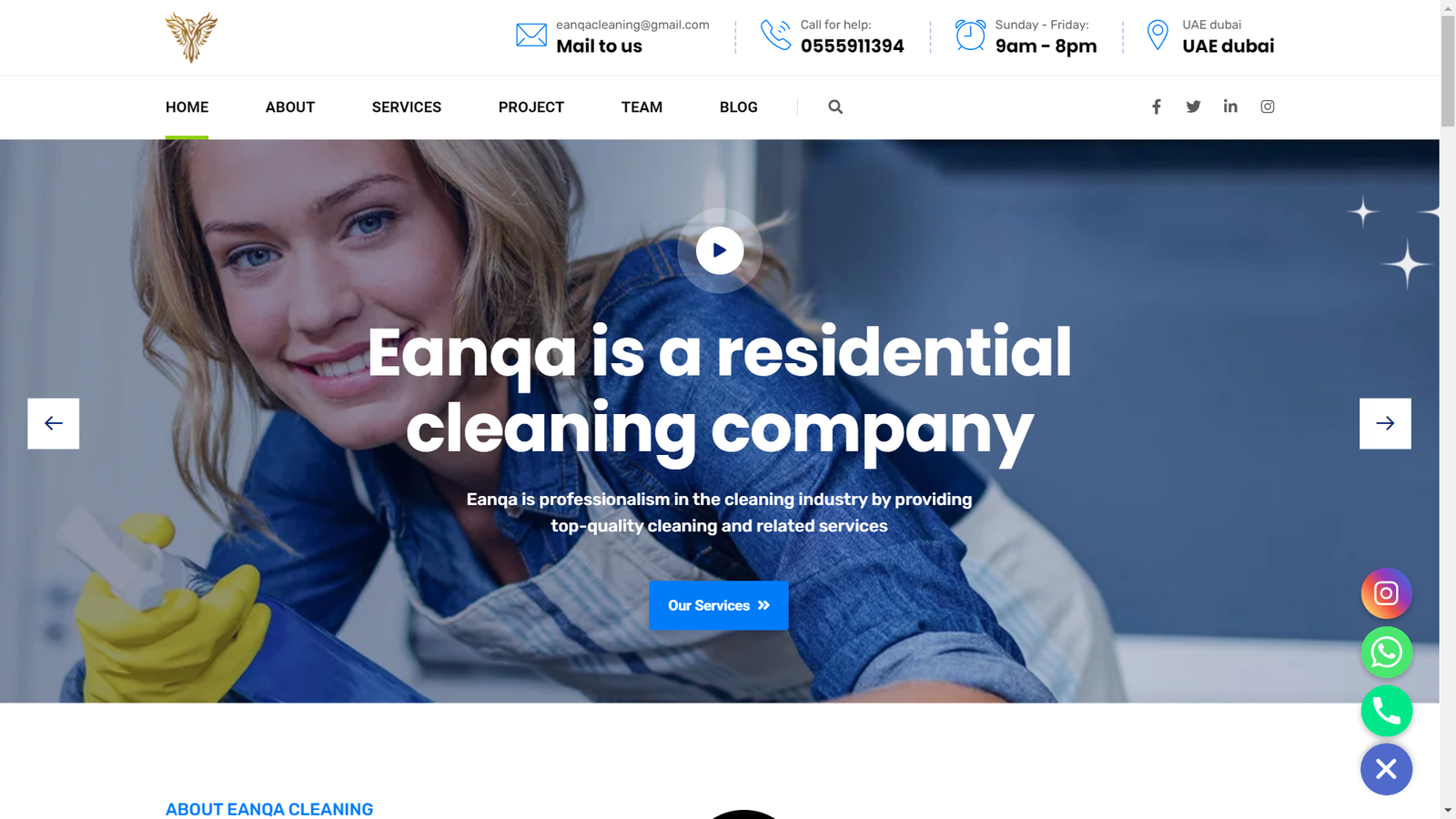 Eanqa Cleaning UAE